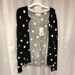 Black and white sweater